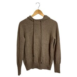 Gobi XS 100% Mongolian Cashmere Pullover Ultrasoft Hoodie Sweater Luxury Cozy